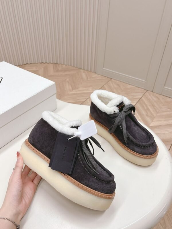 Prada Snow Boots Grey