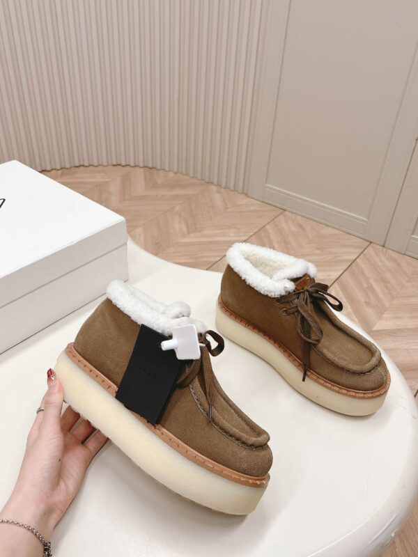 Prada Snow Boots  Deep Khaki