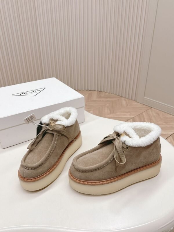 Prada Snow Boots Camel