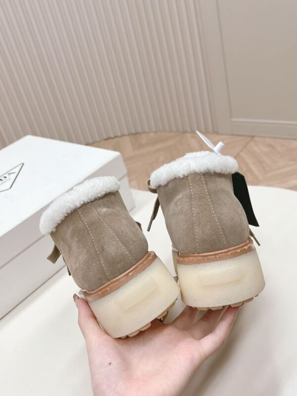 Prada Snow Boots Camel