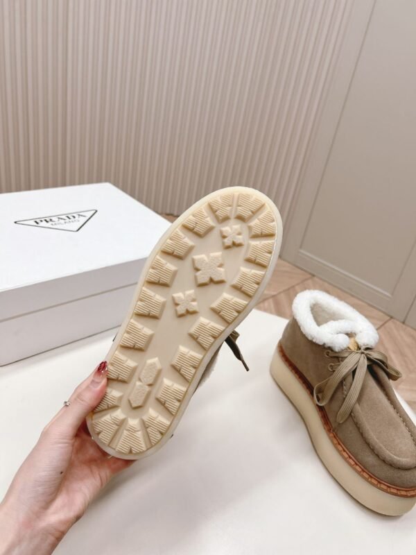 Prada Snow Boots Camel