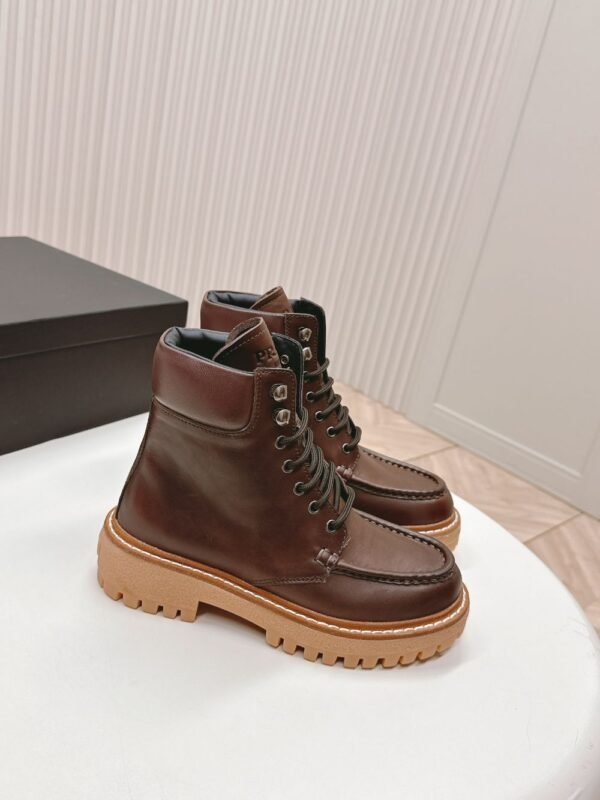 Prada Martin Boots 24ss Brown