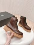 Prada Martin Boots 24ss Brown