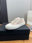 Prada Canvas Shoes Deep Pink