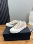 Prada Canvas Shoes Deep Pink