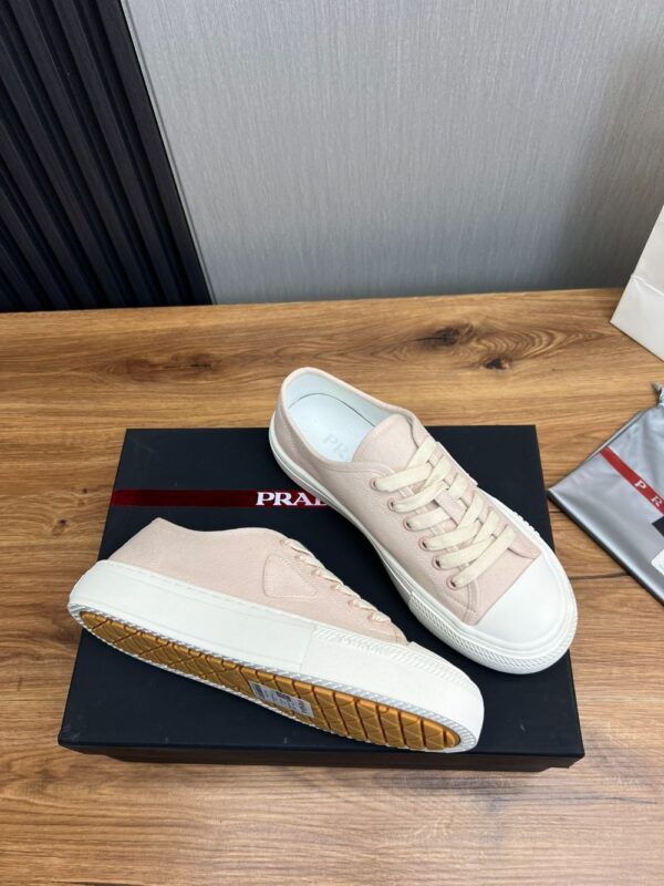 Prada Canvas Shoes Deep Pink