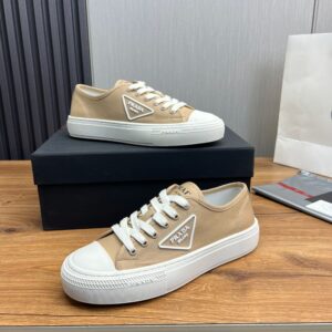 Prada Canvas Shoes Khaki