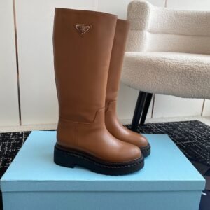 Prada Long Boots 24ss Brown