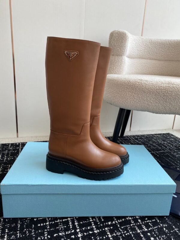 Prada Long Boots 24ss Brown