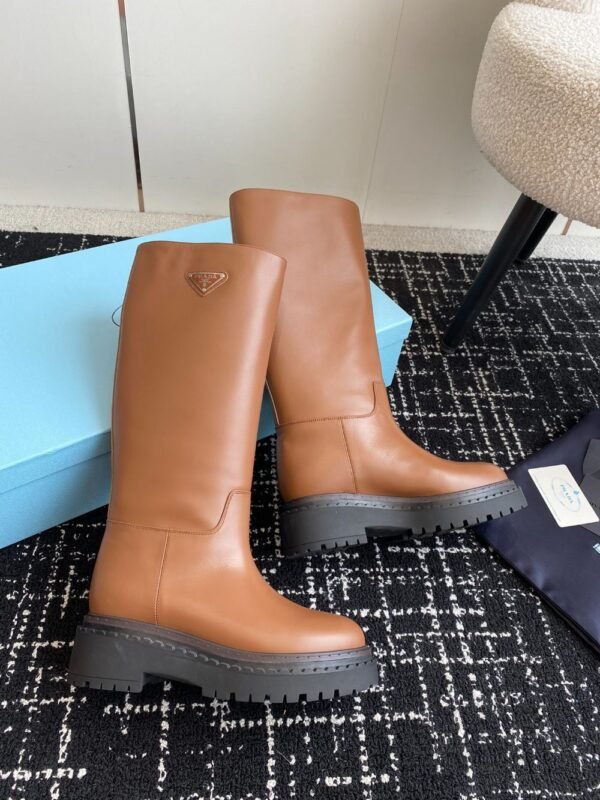 Prada Long Boots 24ss Brown