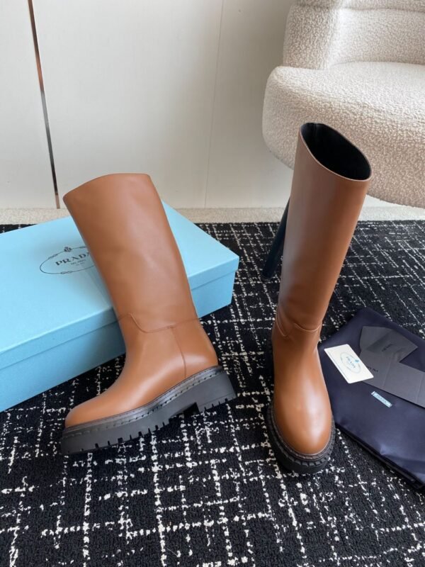 Prada Long Boots 24ss Brown