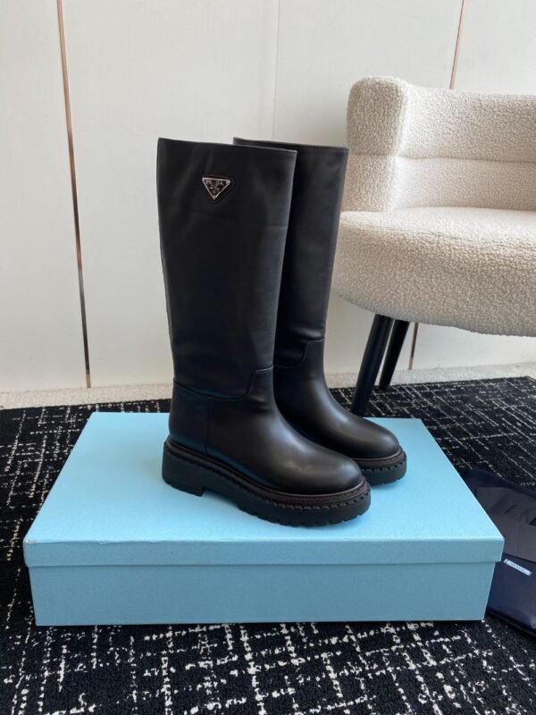 Prada Long Boots 24ss Black