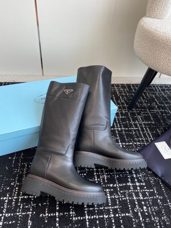 Prada Long Boots 24ss Black