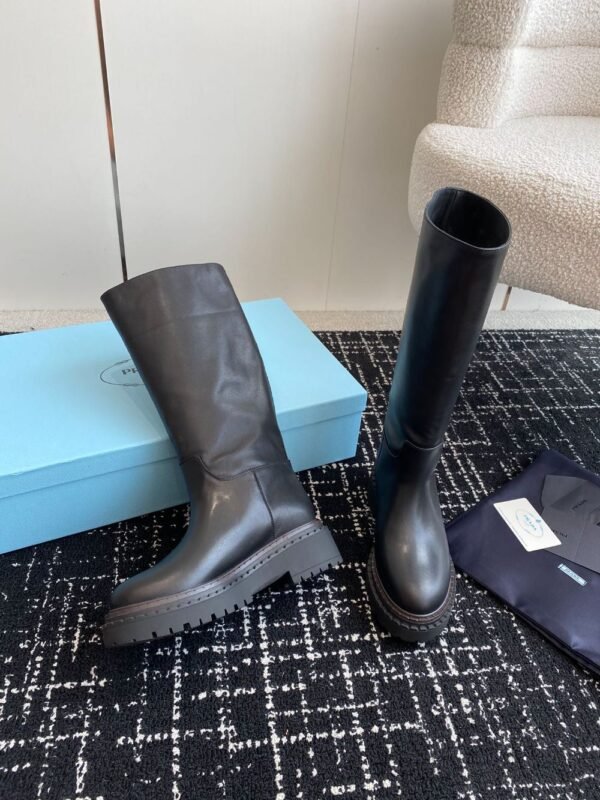 Prada Long Boots 24ss Black