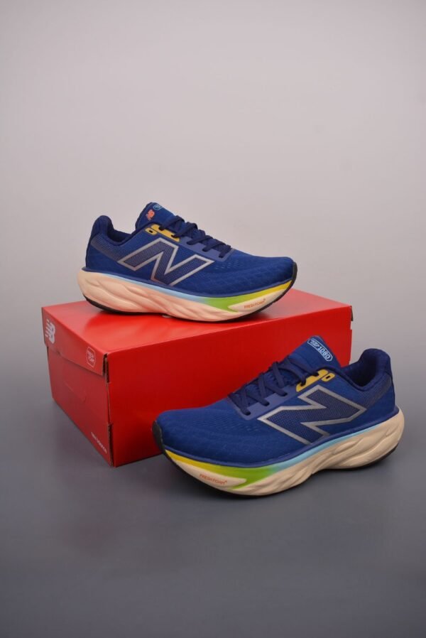 New Balance Fresh Foam X  More V3 Blue Cream Yellow