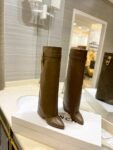 Givenchy Shark Lock 24ss Long Boots Green