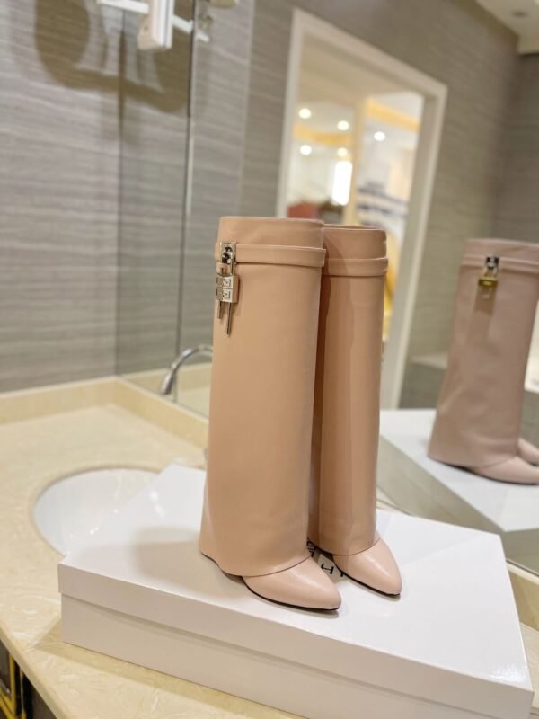 Givenchy Shark Lock 24ss Long Boots Pink