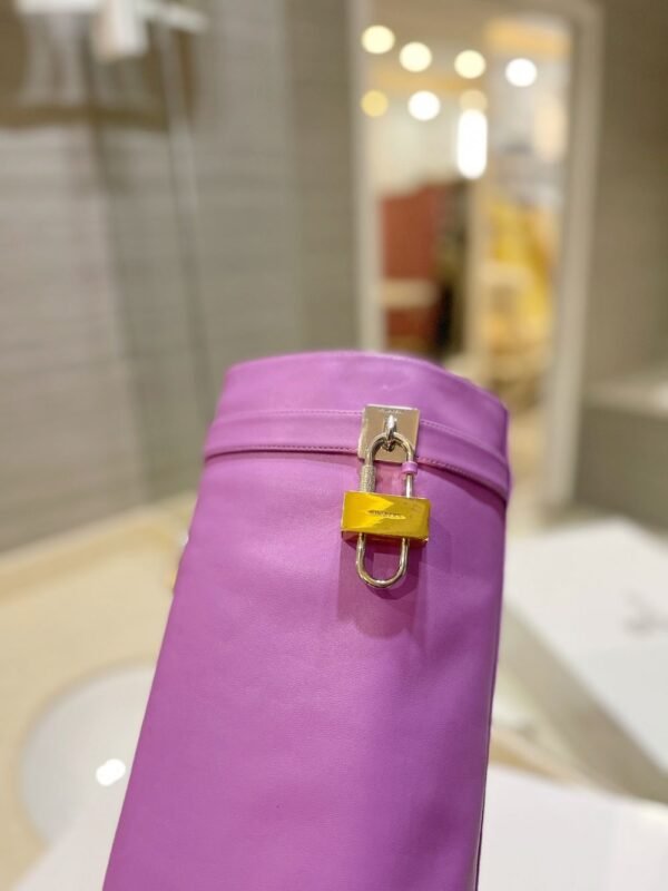 Givenchy Shark Lock 24ss Long Boots Purple