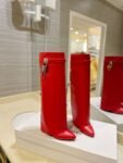 Givenchy Shark Lock 24ss Long Boots Red