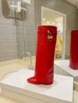 Givenchy Shark Lock 24ss Long Boots Red