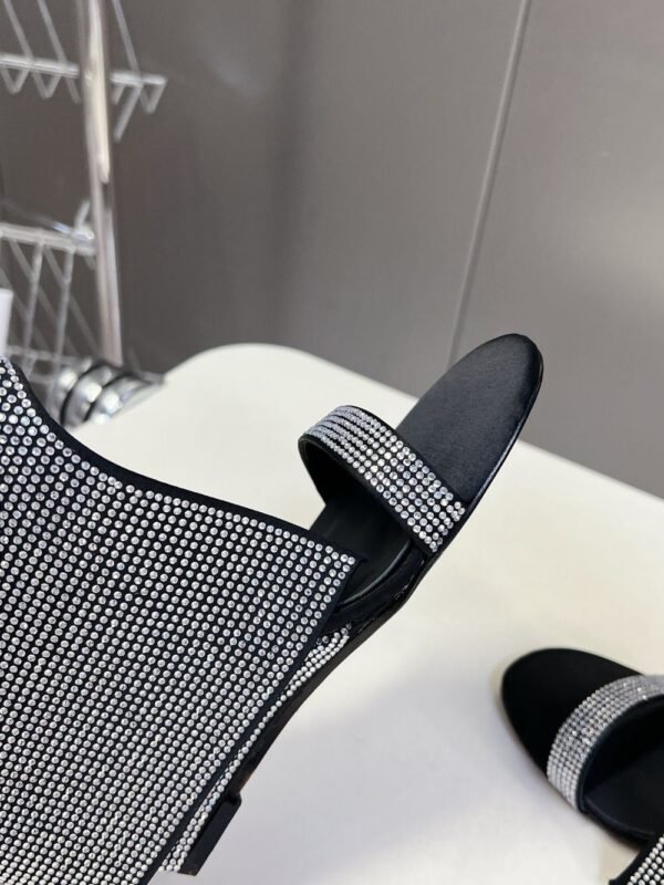 Givenchy Shark Lock Diamond Slippers