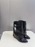 Givenchy Shark Lock Ankle Boots Black