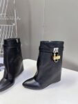 Givenchy Shark Lock Ankle Boots Black