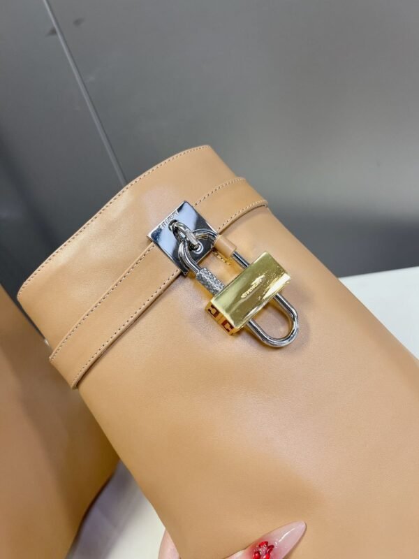 Givenchy Shark Lock Ankle Boots Yellow