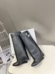 Givenchy Shark Lock Long Boots Black