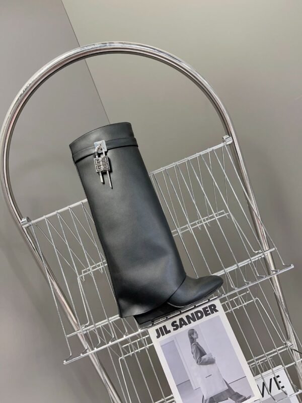 Givenchy Shark Lock Long Boots Black