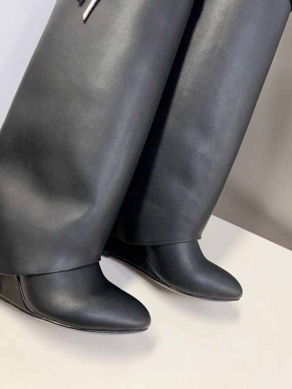 Givenchy Shark Lock Long Boots Black