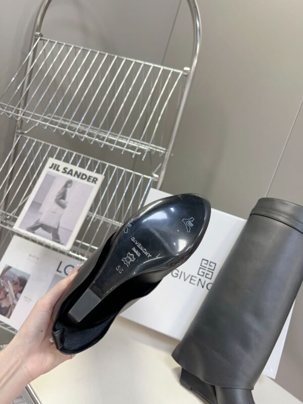 Givenchy Shark Lock Long Boots Black