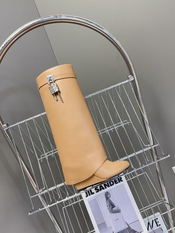 Givenchy Shark Lock Long Boots Yellow