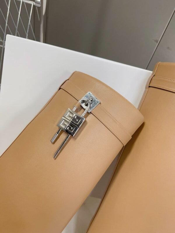 Givenchy Shark Lock Long Boots Yellow