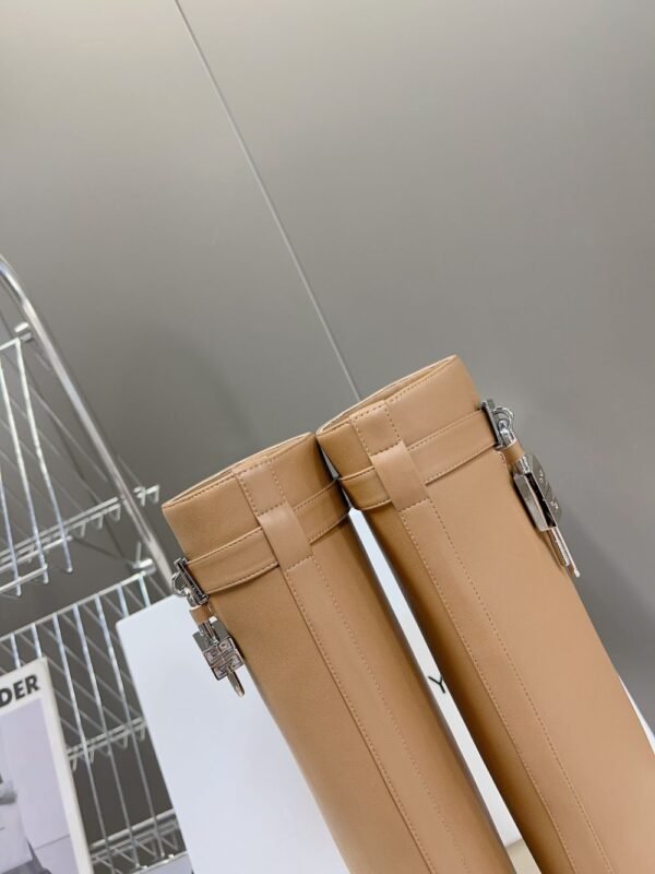 Givenchy Shark Lock Long Boots Yellow