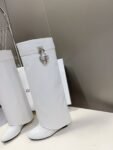 Givenchy Shark Lock Long Boots White