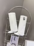 Givenchy Shark Lock Long Boots White