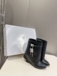 Givenchy Shark Lock Ankle Boots Black