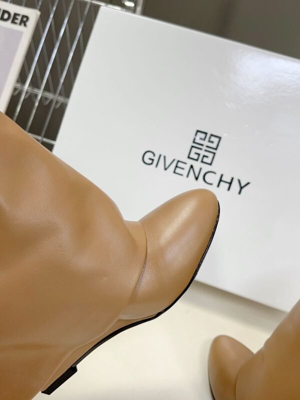 Givenchy Shark Lock Ankle Boots Yellow