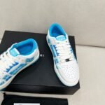 Amiri Sneakers White Blue Gradient