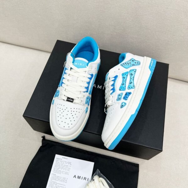 Amiri Sneakers White Blue Gradient
