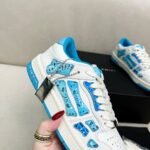 Amiri Sneakers White Blue Gradient