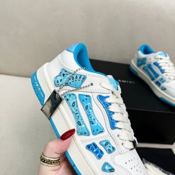 Amiri Sneakers White Blue Gradient