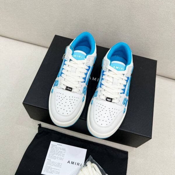 Amiri Sneakers White Blue Gradient