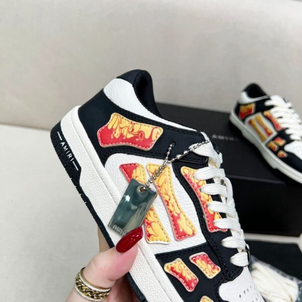 Amiri Sneakers White Black Orange