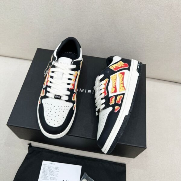 Amiri Sneakers White Black Orange