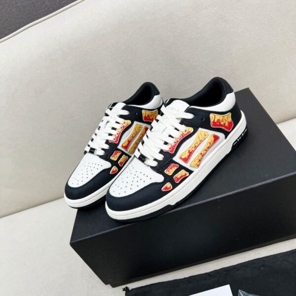 Amiri Sneakers White Black Orange