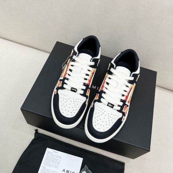 Amiri Sneakers White Black Orange