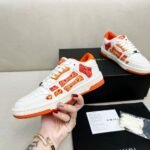 Amiri Sneakers White Orange Gradient