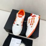 Amiri Sneakers White Orange Gradient